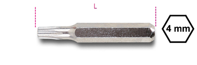 1256rtx - bit torx com guia longo 4mm 