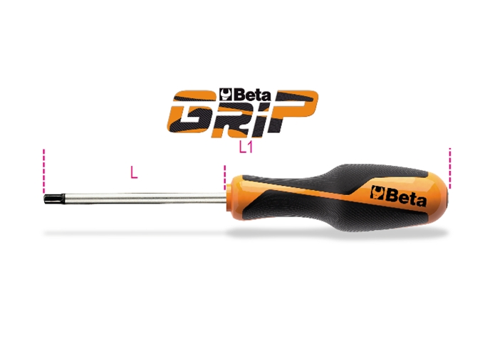 1265es - chave macho hexagonal com punho beta grip 