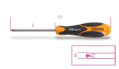 1292inox - chave philips beta inox 