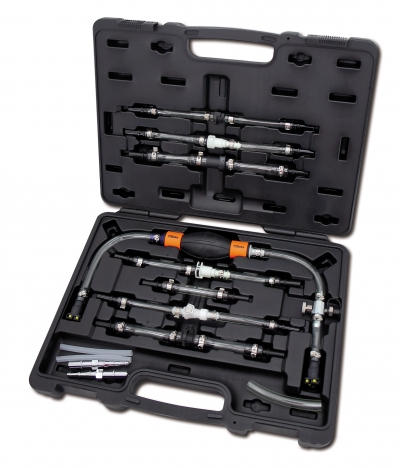 1480 - kit para preenchimento de filtros de óleo diesel de carros sem bombas elétricas, também para uso com insufladores de pneus   