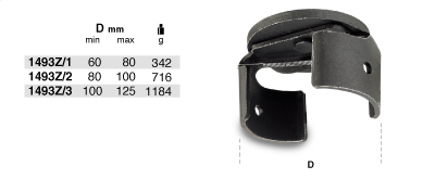 1493z - chave para filtro de óleo quadra 1/2 
