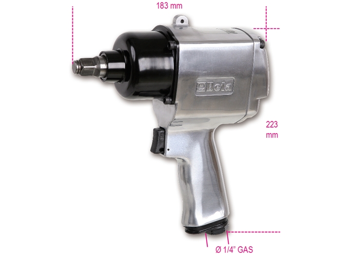 1927da - chave de impacto pneumática reversível quadra 1/2 