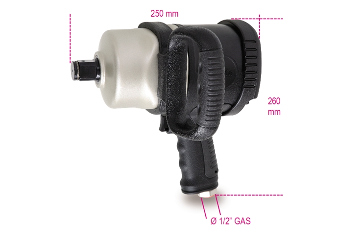 1930cd - chave de impacto pneumática reversível quadra 1 