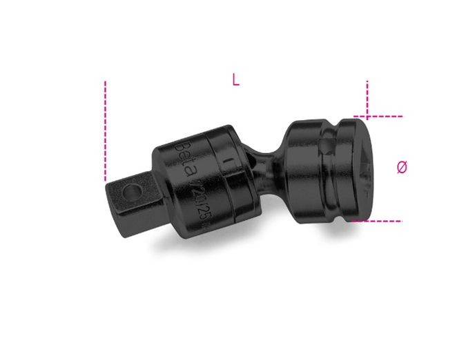 710/25 - junta de impacto universal quadra 3/8" 