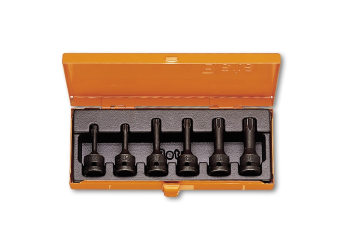 720tx/c6 - jogo soquete de impacto torx 1/2 em etojo metálico 