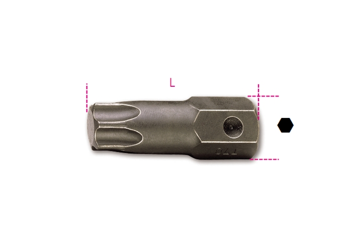 727/es16tx - bit de impacto com ponta torx 16mm 