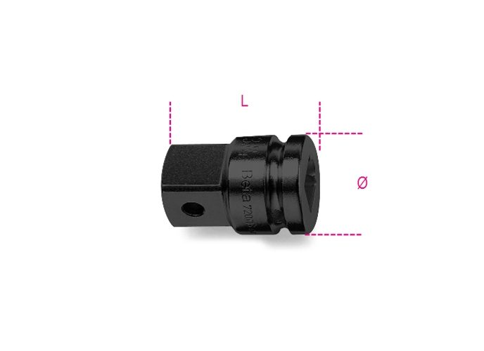 729/16 - adaptador de impacto fêmea 1" para macho 1.1/2 