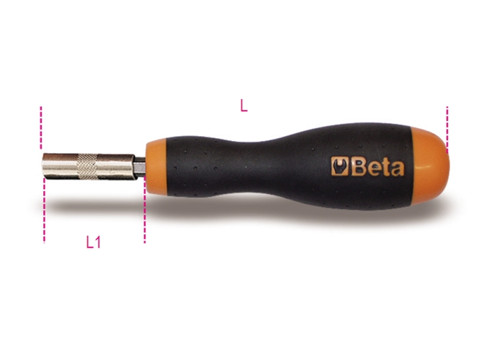 851 - punho rápido imantado para bits 