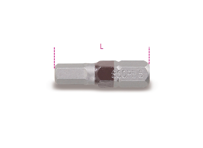 860pe - bit macho hexagonal 1/4 