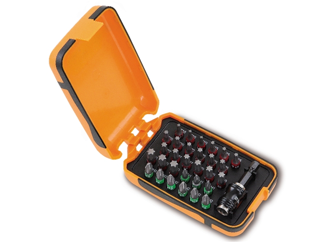 860pht/a31 - jogo de 30 bits com punho rápido magnético, em estojo 