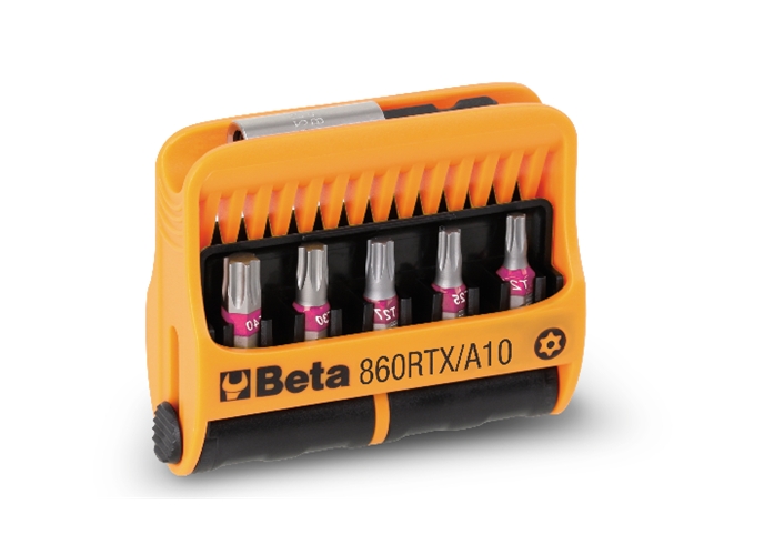 860rtx/a10 - jogo de bits torx com guia com acessório 1/4 