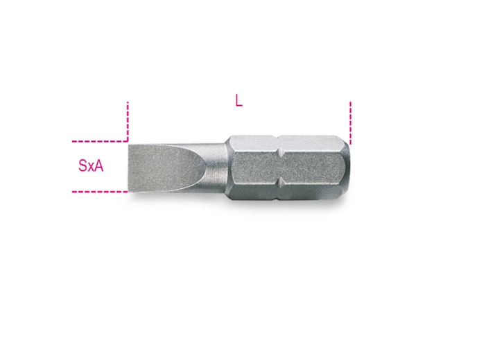 861lp - bit fenda 1/4 