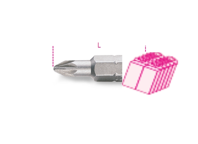 861pz/c - bit pozidriv 1/4 