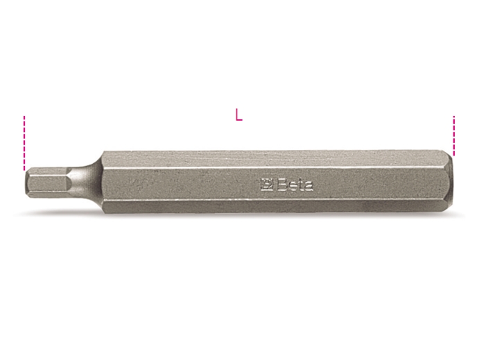 867pe/l - bit hexagonal longo 10mm 