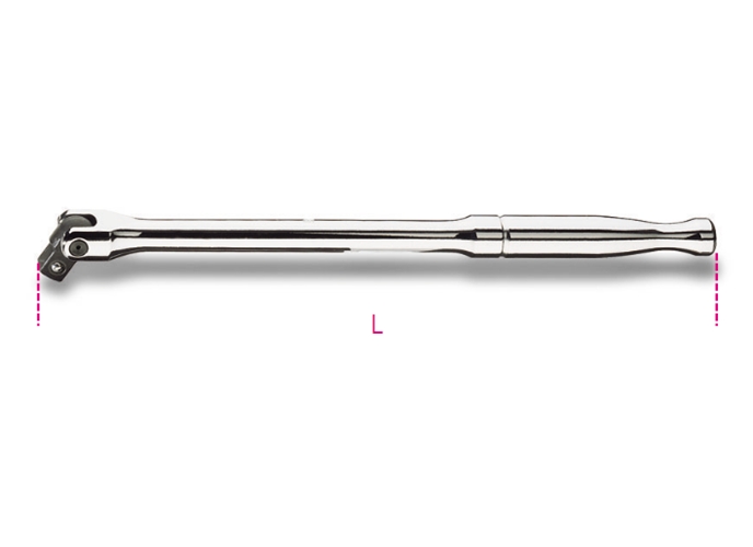 900m/35 - extensão articulada cromada com cabo 1/4 