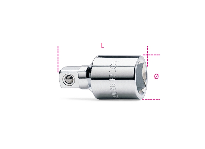 920/15 - redutor de quadra fêmea 1/2" para macho 3/8 