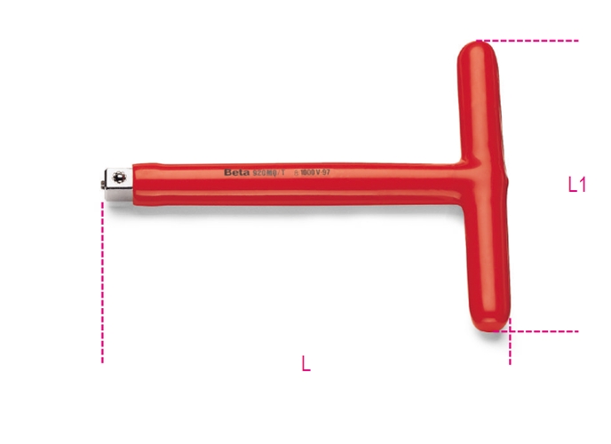 920mq/t - extensão em t quadra 1/2" isolada 1.000v 