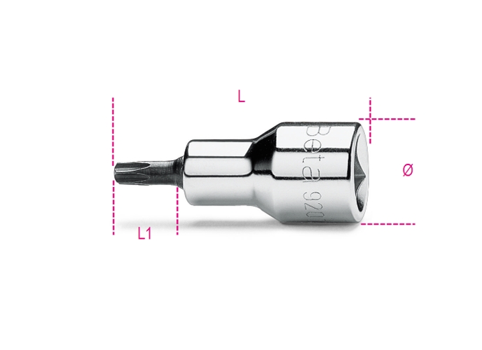 920tx - soquete ponta torx quadra 1/2 