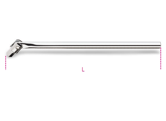 928/36a - extensão longa articulada com punho quadra 3/4 